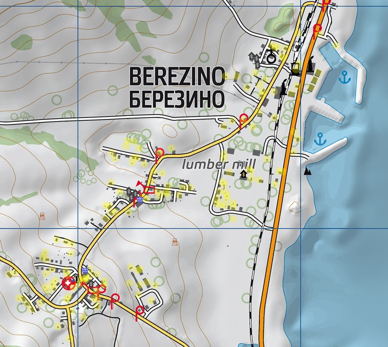 Berezino Map.